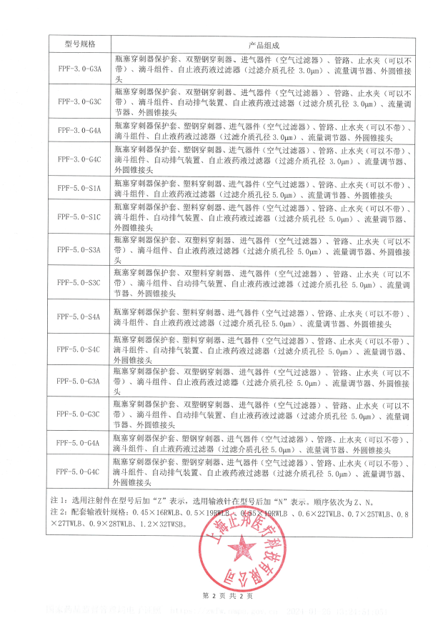 正邦 一次性使用精密过滤输液器 FPF-5.0-S1CZN 0.55x19RWLB详情图片 4